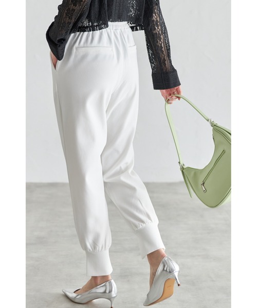 &. NOSTALGIA（アンドドットノスタルジア）の「イージージョガーパンツ（その他パンツ・レディース・ブラック/ホワイト/ベージュ・M/S）」の5枚目の写真