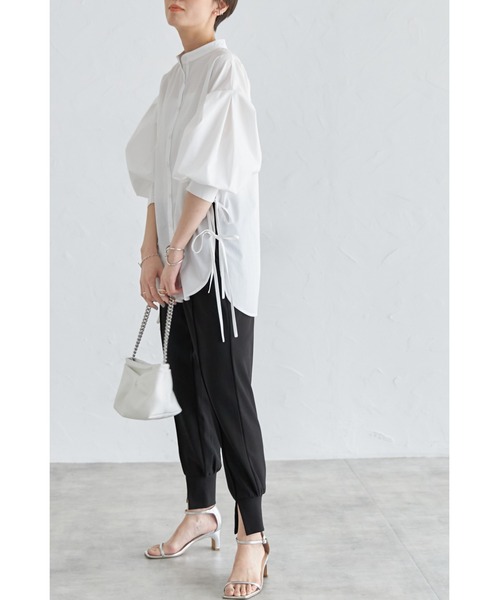 &. NOSTALGIA（アンドドットノスタルジア）の「イージージョガーパンツ（その他パンツ・レディース・ブラック/ホワイト/ベージュ・M/S）」の11枚目の写真