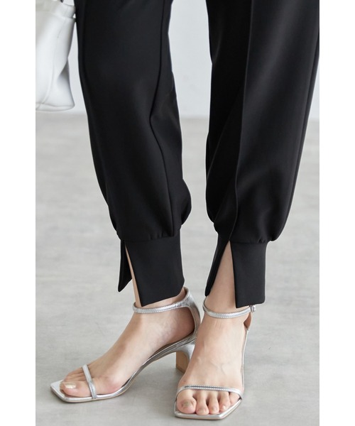 &. NOSTALGIA（アンドドットノスタルジア）の「イージージョガーパンツ（その他パンツ・レディース・ブラック/ホワイト/ベージュ・M/S）」の9枚目の写真