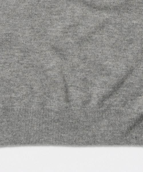 Demi-Luxe BEAMS（デミルクス ビームス）の「【BAILA1月号掲載】Demi-Luxe BEAMS / ハイネック ドロップショルダー ニット（ニット/セーター・レディース・オフホワイト/グレー・ONE SIZE）」の11枚目の写真