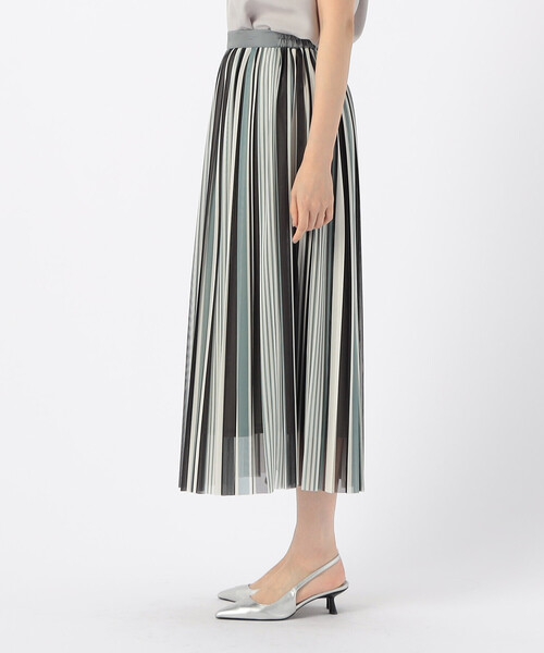 COMME CA ISM（コムサイズム）の「マルチカラーストライプ チュールプリーツスカート（スカート・レディース・ブラック系/ブルー系その他・MEDIUM/LARGE）」の17枚目の写真