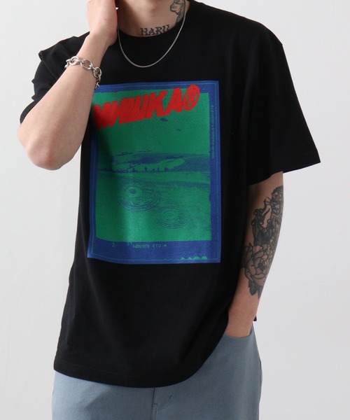 MISHKA（ミシカ）の「MISHKA　T-SHIRT　半袖（Tシャツ/カットソー・メンズ・ブラック/ホワイト/グリーン/ブラック系その他/ホワイト系その他/グリーン系その他/ブラック系その他2/ホワイト系その他2/ブラウン/ブラック系その他3/ホワイト系その他3/ベージュ/ブラウン系その他/ブラック系その他4/ホワイト系その他4/ベージュ系その他/ブラック系その他5/ホワイト系その他5/ベージュ系その他2/ブラウン系その他2/ブラック系その他6/ホワイト系その他6/ブラウン系その他3/ブラック系その他7/ホワイト系その他7/ベージュ系その他3/グリーン系その他2/ブラック系/ホワイト系/イエロー/グリーン系その他3・M/L/XL/2XL）」の14枚目の写真