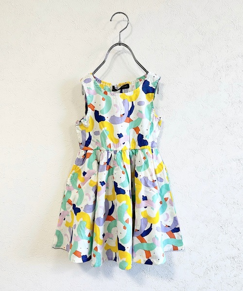 hungry heart（ハングリーハート）の「【Hungry Heart】ペイントガラワンピース（80～130cm）（ワンピース・キッズ・マルチ/ブラック・80/90/100/110/120/130）」の2枚目の写真