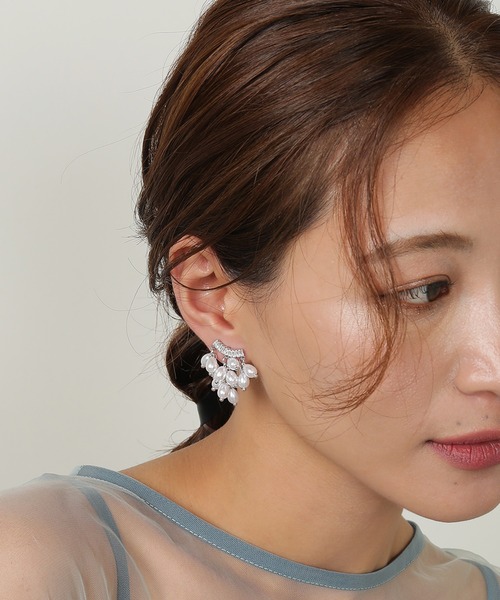 セール】パール シャンデリア ピアス 結婚式 パーティー（ピアス