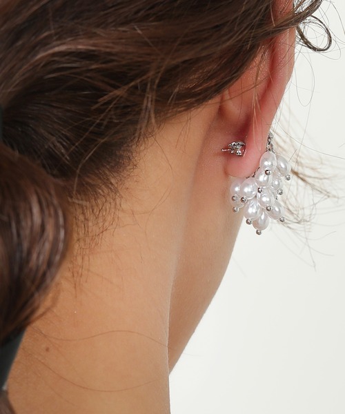 セール】パール シャンデリア ピアス 結婚式 パーティー（ピアス