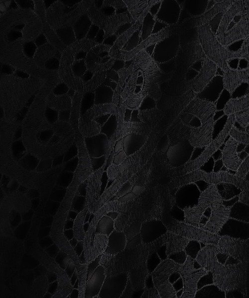 Risley（リズレー）の「Risley(リズレー)　レースコンビ2WAY MA-1（ブルゾン・レディース・ブラック/カーキ・F）」の3枚目の写真