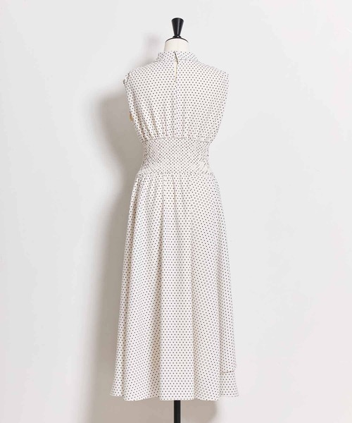 NOELA(ノエラ)の「ドットボウタイワンピース(ワンピース・レディース・ブラック/ブラウン/オフホワイト・S/M)」の18枚目の写真