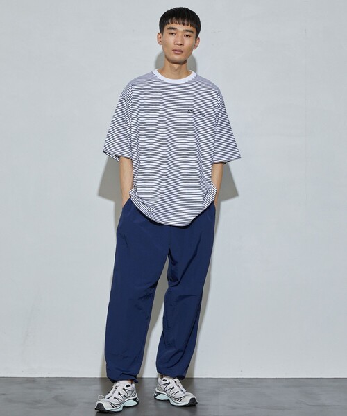 Firsthand(ファーストハンド)の「MA Firsthand/マ ファーストハンド BASIC LOGO ピンボーダーTEE / 半袖Tシャツ(Tシャツ/カットソー・メンズ・ブラック/グリーン/ホワイト・L/M)」の10枚目の写真