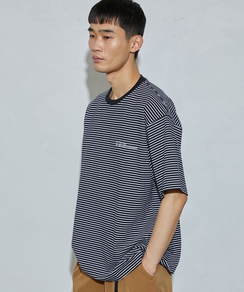 Firsthand(ファーストハンド)の「MA Firsthand/マ ファーストハンド BASIC LOGO ピンボーダーTEE / 半袖Tシャツ(Tシャツ/カットソー・メンズ・ブラック/グリーン/ホワイト・L/M)」の18枚目の写真