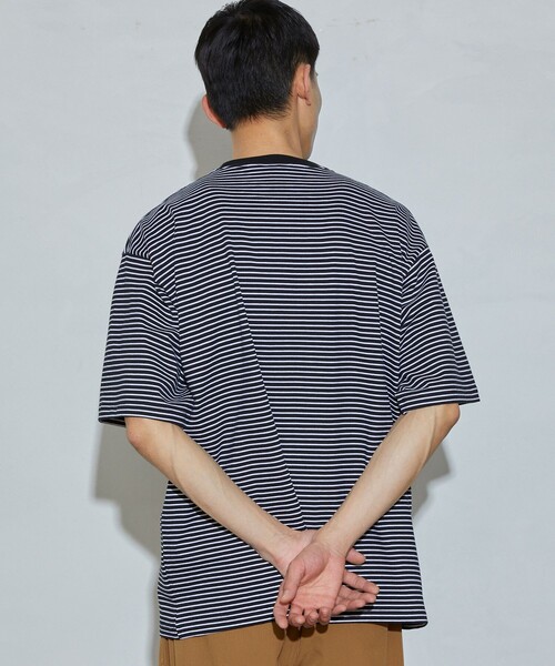 Firsthand(ファーストハンド)の「MA Firsthand/マ ファーストハンド BASIC LOGO ピンボーダーTEE / 半袖Tシャツ(Tシャツ/カットソー・メンズ・ブラック/グリーン/ホワイト・L/M)」の19枚目の写真