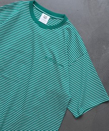 Firsthand | MA Firsthand/マ ファーストハンド BASIC LOGO ピンボーダーTEE / 半袖Tシャツ(Tシャツ/カットソー)