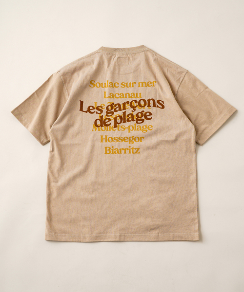 417 EDIFICE（フォーワンセブンエディフィス）の「LE BONJOUR SURF 417別注 OVERLAP tee（Tシャツ/カットソー・メンズ・ブラック/ホワイト/ベージュ・MEDIUM/LARGE）」の3枚目の写真