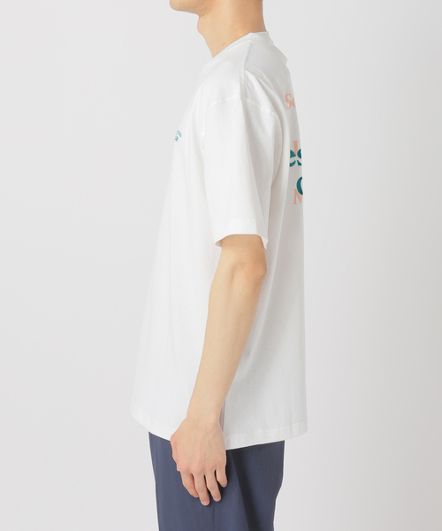 417 EDIFICE（フォーワンセブンエディフィス）の「LE BONJOUR SURF 417別注 OVERLAP tee（Tシャツ/カットソー・メンズ・ブラック/ホワイト/ベージュ・MEDIUM/LARGE）」の8枚目の写真