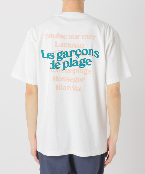 417 EDIFICE（フォーワンセブンエディフィス）の「LE BONJOUR SURF 417別注 OVERLAP tee（Tシャツ/カットソー・メンズ・ブラック/ホワイト/ベージュ・MEDIUM/LARGE）」の9枚目の写真