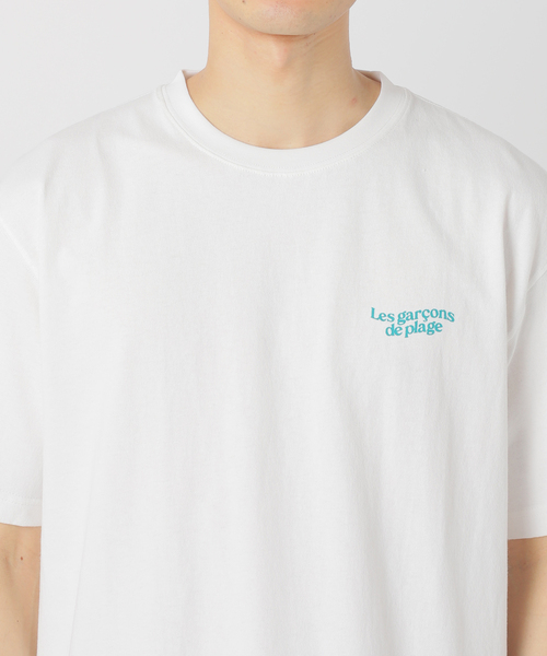 417 EDIFICE（フォーワンセブンエディフィス）の「LE BONJOUR SURF 417別注 OVERLAP tee（Tシャツ/カットソー・メンズ・ブラック/ホワイト/ベージュ・MEDIUM/LARGE）」の12枚目の写真