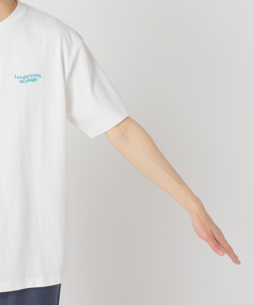 417 EDIFICE（フォーワンセブンエディフィス）の「LE BONJOUR SURF 417別注 OVERLAP tee（Tシャツ/カットソー・メンズ・ブラック/ホワイト/ベージュ・MEDIUM/LARGE）」の13枚目の写真