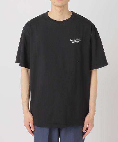 417 EDIFICE（フォーワンセブンエディフィス）の「LE BONJOUR SURF 417別注 OVERLAP tee（Tシャツ/カットソー・メンズ・ブラック/ホワイト/ベージュ・MEDIUM/LARGE）」の19枚目の写真