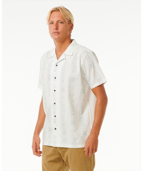 【セール】【RIPCURL（リップカール）】M SWC S/S SHIRT リゾートフィット開襟半袖シャツ（シャツ/ブラウス）｜RIP CURL（リップカール） 5,806円