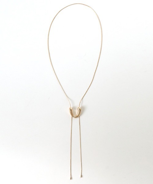 select MOCA（セレクトモカ）の「U字ループタイネックレス（ネックレス・レディース・ゴールド/シルバー・FREE）」の17枚目の写真