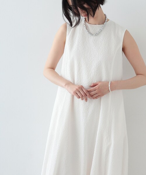 GALLEST(ギャレスト)の「◆裾バルーンサッカーワンピース(ワンピース・レディース・イエロー/ホワイト系/ブラック・34/38)」の16枚目の写真