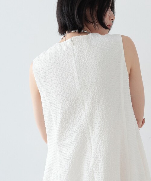 GALLEST(ギャレスト)の「◆裾バルーンサッカーワンピース(ワンピース・レディース・イエロー/ホワイト系/ブラック・34/38)」の17枚目の写真