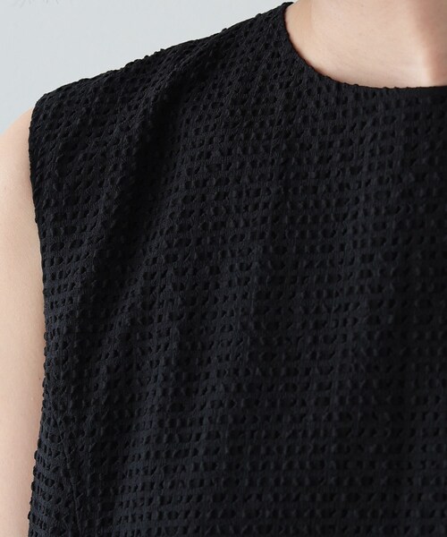 GALLEST(ギャレスト)の「◆裾バルーンサッカーワンピース(ワンピース・レディース・イエロー/ホワイト系/ブラック・34/38)」の10枚目の写真