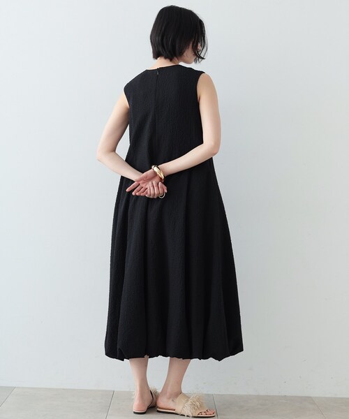 GALLEST(ギャレスト)の「◆裾バルーンサッカーワンピース(ワンピース・レディース・イエロー/ホワイト系/ブラック・34/38)」の11枚目の写真