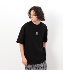 Purple&Yellow | 刺繍×プリント半袖Ｔシャツ(Tシャツ/カットソー)