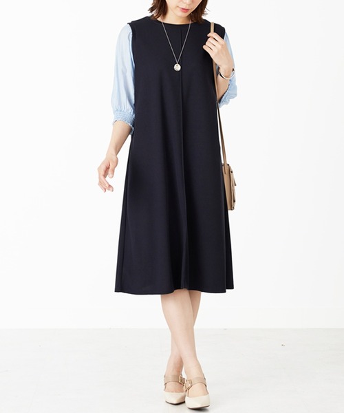 Veritecoeur online 限定※<br>NT-102J 切替ギャザーワンピース