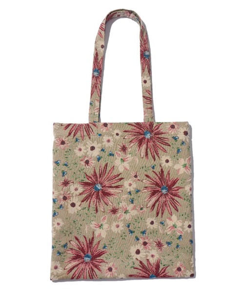 OPULENCE（オーピュレンス）の「ジャカードトートバッグ（ショルダーバッグ・レディース・ベージュ・FREE）」の2枚目の写真