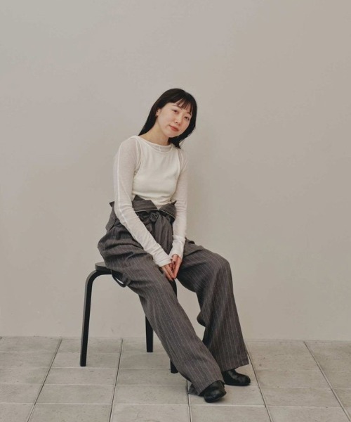 セール】Stripe Zip Combinaison（つなぎ/オールインワン）｜TODAYFUL