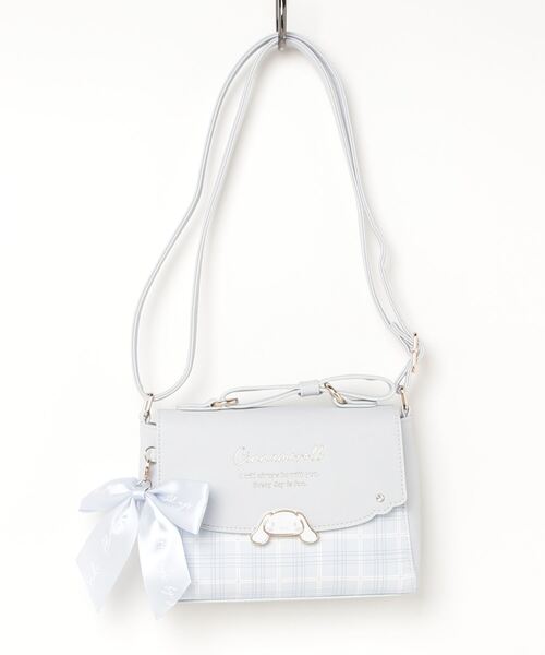 サンリオ】キャラクタープレート チェック リボン リボンモチーフ持ち