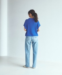 ヤヌークLow Rise Trick Denim ボーイズストレートLEA YANUK（ヤヌーク）の「Low Rise Trick Denim ボーイズストレート