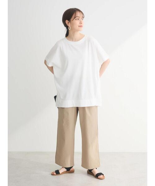 Green　Parks（グリーンパークス）の「イージーサイドラインパンツ（その他パンツ・レディース・グリーン/ブラック/ホワイト系その他2/ベージュ・FREE）」の14枚目の写真