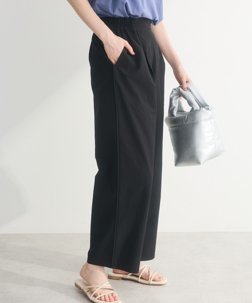 Green　Parks（グリーンパークス）の「イージーサイドラインパンツ（その他パンツ・レディース・グリーン/ブラック/ホワイト系その他2/ベージュ・FREE）」の3枚目の写真