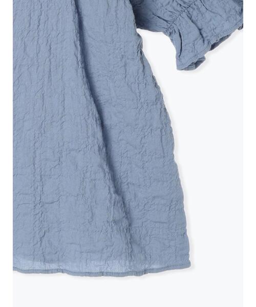 Samansa Mos2(サマンサ モスモス)の「フリル2枚重ね襟ブラウス(シャツ/ブラウス・レディース・オフホワイト/ブラック/サックスブルー/ベージュ・F)」の7枚目の写真