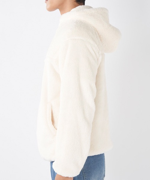 Ocean Pacific（オーシャンパシフィック）の「OP/オーピー 2WAYジャケット/リバーシブル ボアフリース素材 オーバーサイズ ユニセックス 534207（その他アウター・メンズ・ホワイト/ブラウン/ブラック・M/L/XL）」の17枚目の写真