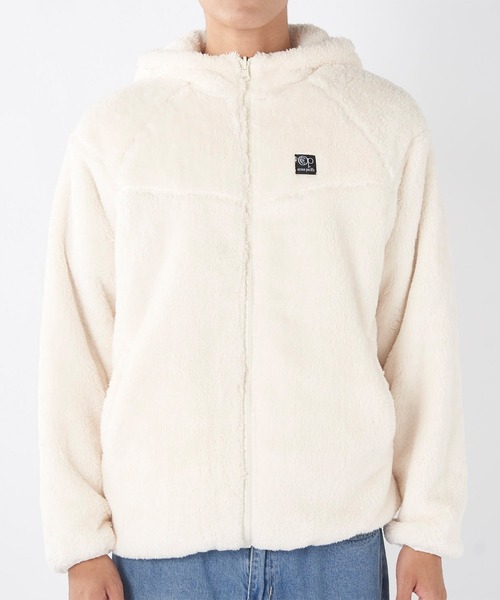 Ocean Pacific（オーシャンパシフィック）の「OP/オーピー 2WAYジャケット/リバーシブル ボアフリース素材 オーバーサイズ ユニセックス 534207（その他アウター・メンズ・ホワイト/ブラウン/ブラック・M/L/XL）」の16枚目の写真