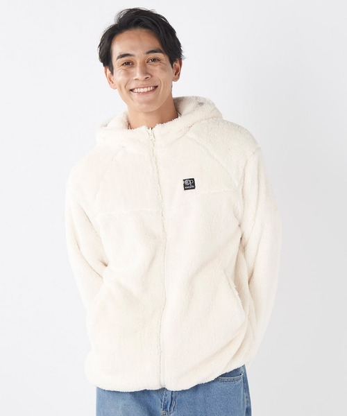 Ocean Pacific（オーシャンパシフィック）の「OP/オーピー 2WAYジャケット/リバーシブル ボアフリース素材 オーバーサイズ ユニセックス 534207（その他アウター・メンズ・ホワイト/ブラウン/ブラック・M/L/XL）」の15枚目の写真