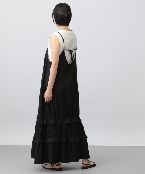 A part by（アパートバイ）の「2PSETキャミワンピース（ワンピース・レディース・ベージュ/ブラック・FREE）」の5枚目の写真