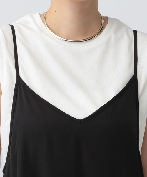 A part by（アパートバイ）の「2PSETキャミワンピース（ワンピース・レディース・ベージュ/ブラック・FREE）」の22枚目の写真