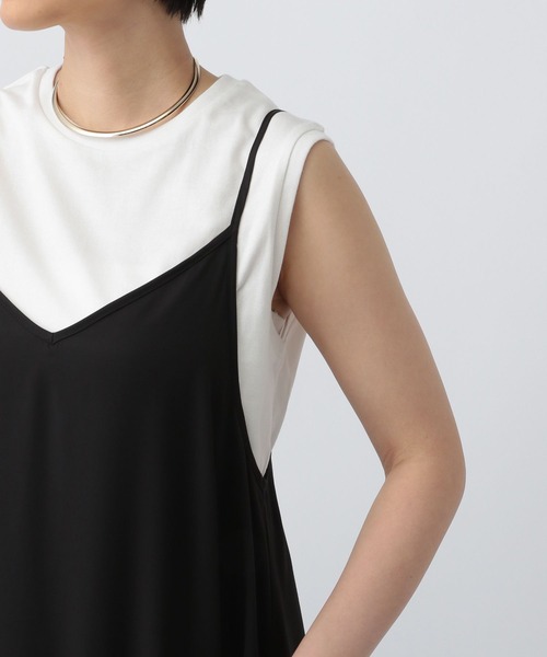A part by（アパートバイ）の「2PSETキャミワンピース（ワンピース・レディース・ベージュ/ブラック・FREE）」の21枚目の写真