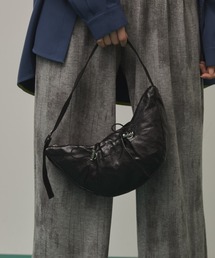 Solace | ドロストデザインハーフムーンバッグ(ハンドバッグ)