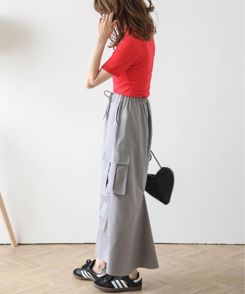 SALVAM 】サルバム 21ss organdy マキシスカート