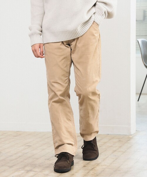 RRL ベージュ コーデュロイ アメリカ製 34 90s】【USA製】LEE コーデュロイパンツ 34インチ ベージュ Lサイズ