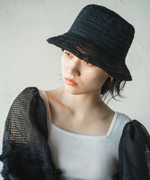 ORIENT MILLINERY | LAY【ﾚｲ】リネンレース編みハット(ハット)