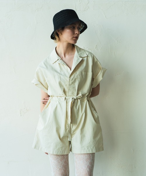 ORIENT MILLINERY（オリエント ミリナリー）の「LAY【ﾚｲ】リネンレース編みハット（ハット・レディース・ブラック/ナチュラル・FREE）」の11枚目の写真