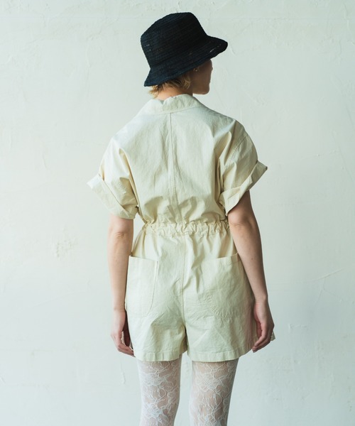 ORIENT MILLINERY（オリエント ミリナリー）の「LAY【ﾚｲ】リネンレース編みハット（ハット・レディース・ブラック/ナチュラル・FREE）」の14枚目の写真