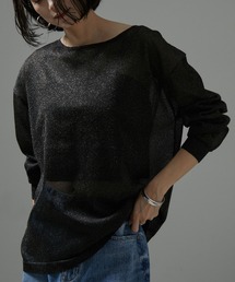 SALON adam et rope' | シアーラメビスチェセットプルオーバー【洗える】(Tシャツ/カットソー)