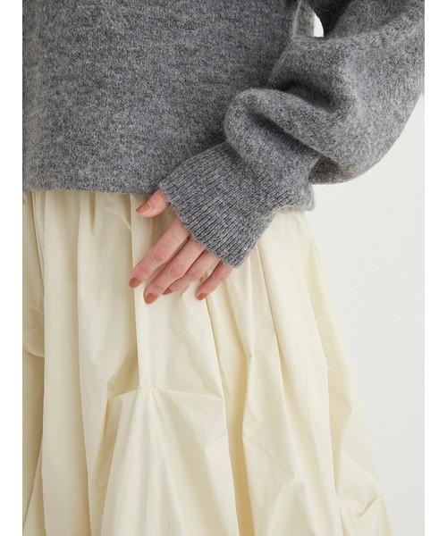 emmi（エミ）の「フーディーニットプルオーバー（ニット/セーター